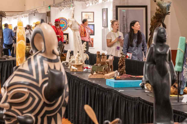 Indian Market in Santa Fe, New Mexico