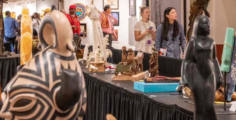 Indian Market in Santa Fe, New Mexico